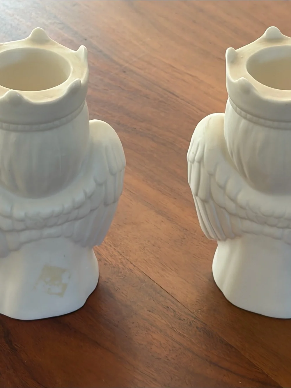 Colonial candle pair white